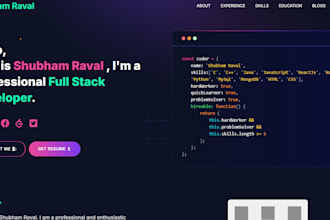 create full stack web apps
