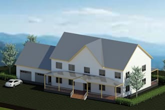 make 3d architectural buildings in revit