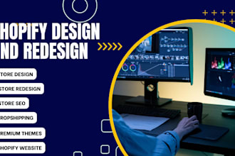 build shopify store design shopify website redesign shopify dropshipping store