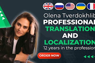 translate and localize your game, app, website, or documents en, fr, ru, ua