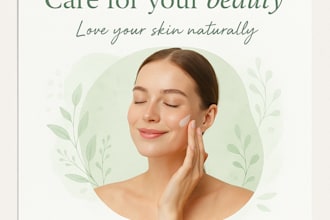 do spa beauty salon barber and lash manu flyer design