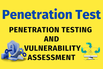 conduct penetration test and vulnerability assessment
