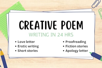 write edit poem short stories formatting novel non fiction scripts