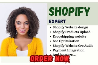 design shopify store dropshipping store redesign shopify website for cro audit