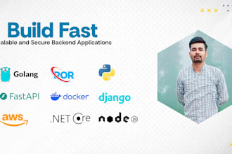 develop and maintain fullstack application with ruby on rails, python and golang
