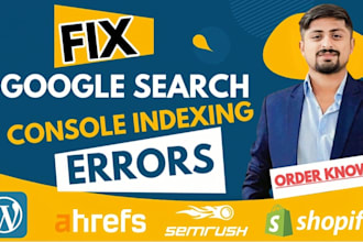 fix google search console errors, shopify indexing issue