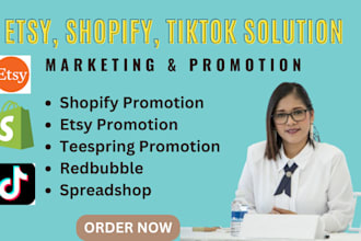 redbubble promotion, teespring, spreadshop, etsy, shopify, affiliate marketing