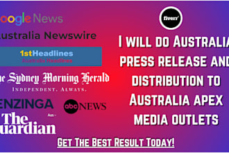 do australia press release and distribution to australia apex media outlets