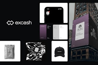 design a premium minimalist logo with a unique wordmark and symbol