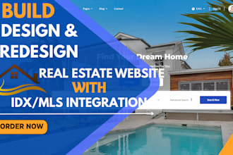 build real estate website realtor website with idx mls integration on wordpress