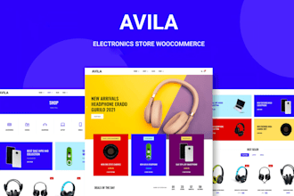 create electronics and gadgets store woocommerce website