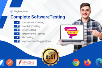 do QA testing of your website, mobile applications and report bugs