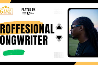 offer professional songwriting verses, hooks, and full songs