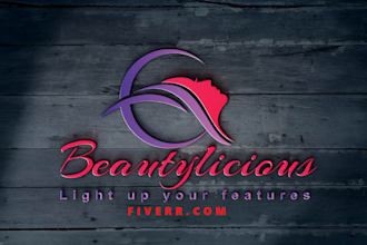 do cosmetics, makeup, and beauty logo design with branding kit