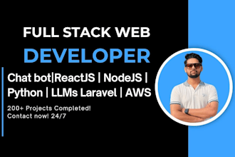 be a full stack ai saas mvp developer with devops support, chat bot