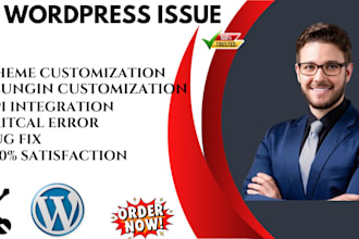 fix wordpress issues wordpress error wordpress website and wordpress bug fixing