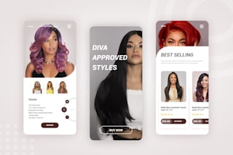 develop hair vendor app and website, beauty salon app, saloon booking app