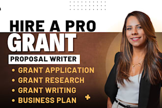 grant research, grant writing, grant application grant proposal for fundraising