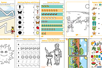 design kids activity books, coloring books, journals, and workbooks for KDP