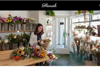 build 7figure shopify flower bouquet shopify store ecommerce website store