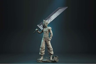 do 3d game character,action figurines digital 3d assets,stl files,3d print model