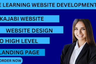 design course set up migrate to kajabi, complete kajabi website setup and ghl