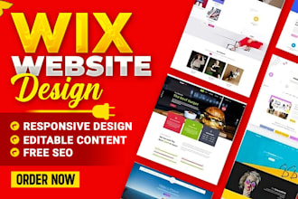 design, develop, or redesign your wix website, wix studio website, using figma