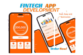build fintech app, bill payment app, lending app, money transfer app, loan app