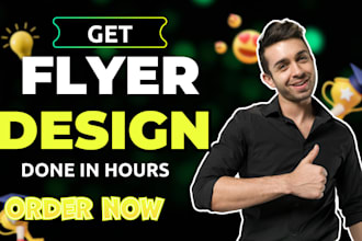 do a professional flyer design church flyer animation