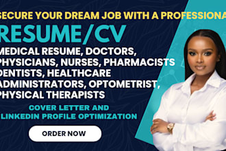 write medical nurse pharmacist dentist surgeon optometrist podiatrist ats resume