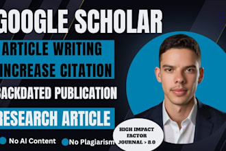 write and publish research article in google scholar high impact factor journal
