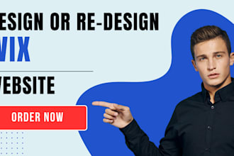 design wix ecommerce website or redesign wix website design