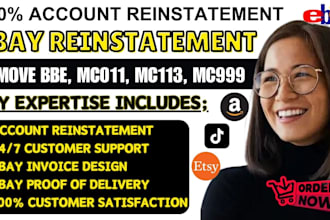 do ebay reinstatement ebay suspension mc011, mc113, bbe, inr, etsy, ebay reopen