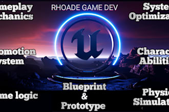 do 3d unreal engine gameplay mechanics system optimization multiplayer prototype