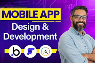 develop adalo bubble io buildfire glide appsheet mobile app flutterflow expert