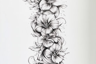 draw unique custom tattoo design sleeve art sketch handdrawn