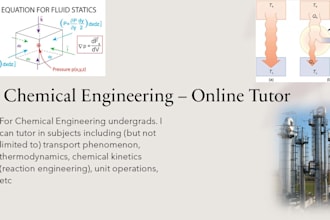 tutor you in chemical engineering