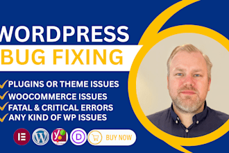 fix wordpress issues, wordpress bug fix, fix wordpress erriors, woocommerce fix
