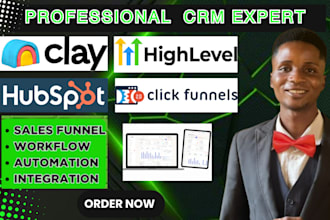 optimise clay com hubspot crm fix clickfunnel automation setup gohighlevel yotpo