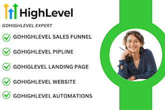 build ghl landing page ghl sales funnel ghl website ghl automations ghl saas