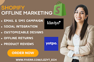 setup shopify offline marketing yotpo klaviyo omnisend aftership goaffpro apps