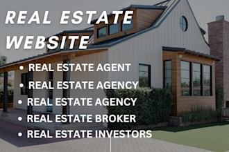 design your real estate website real estate  agent website