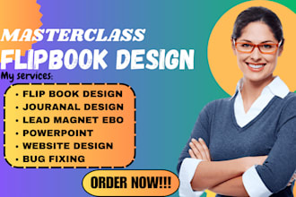 design a professional flipbook for online product catalogs,ecommerce businesses