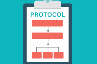 create a protocol, rundown or memo for internal staff training