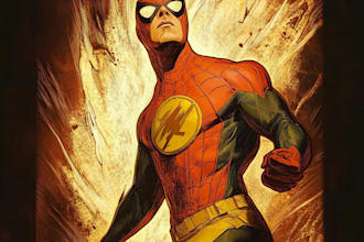 draw you as an amazing superhero