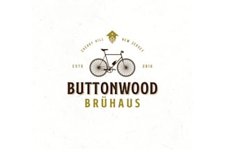 design hipster two guys brew beer logo
