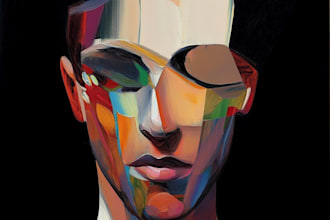 create magical abstract art, psychedelic, surrealism, cubism