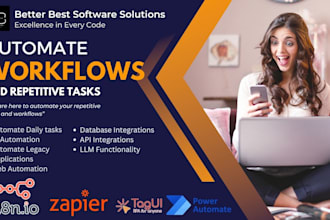 add genai or gpt in your business workflows in n8n, zapier make