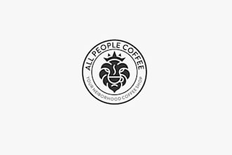 design modern classic inclusive black owned coffee logo