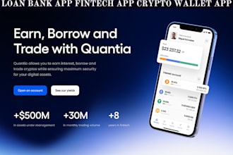 build duplicate loan bank app fintech app crypto wallet app cash app payment app